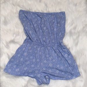 Tube top romper